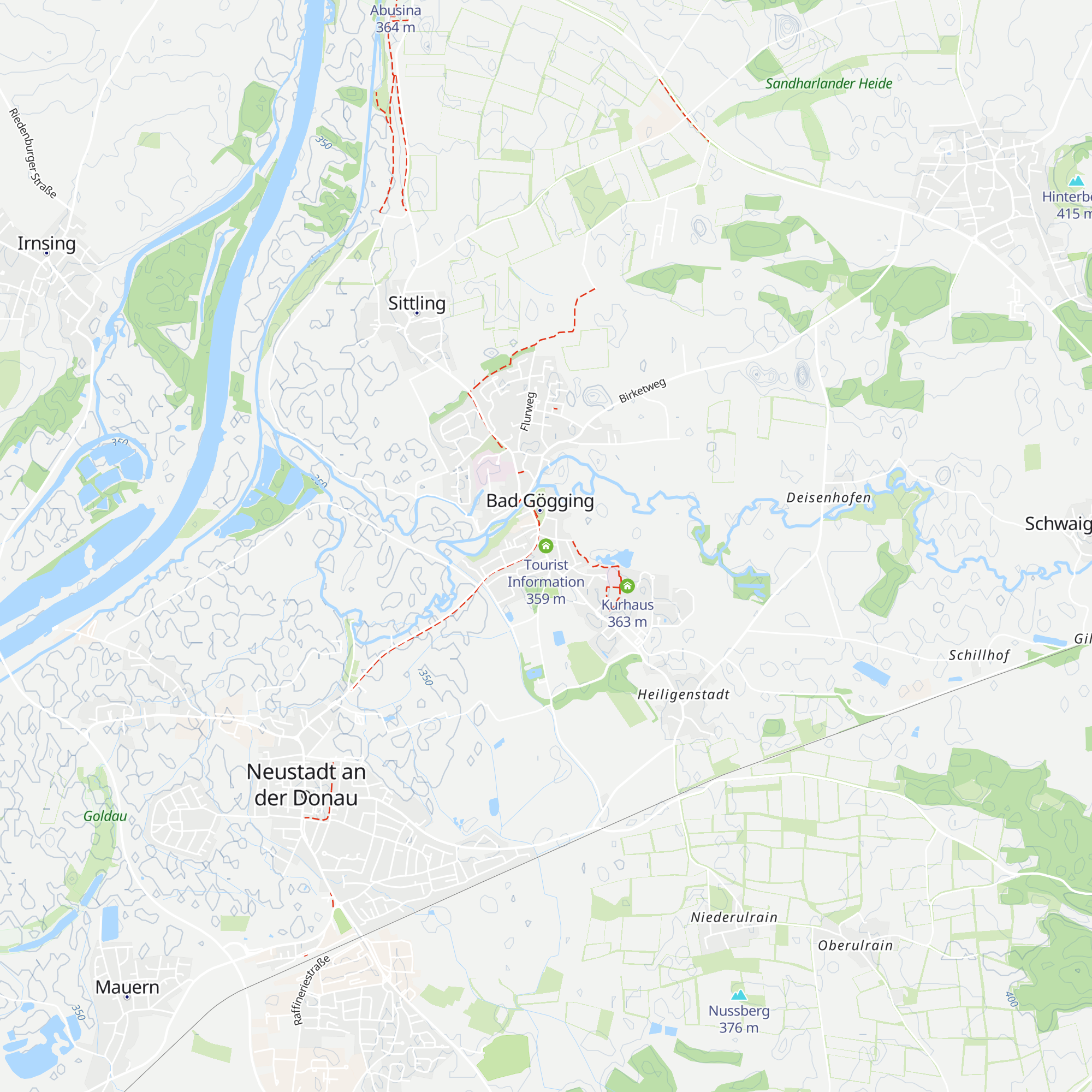 Tourist Information map