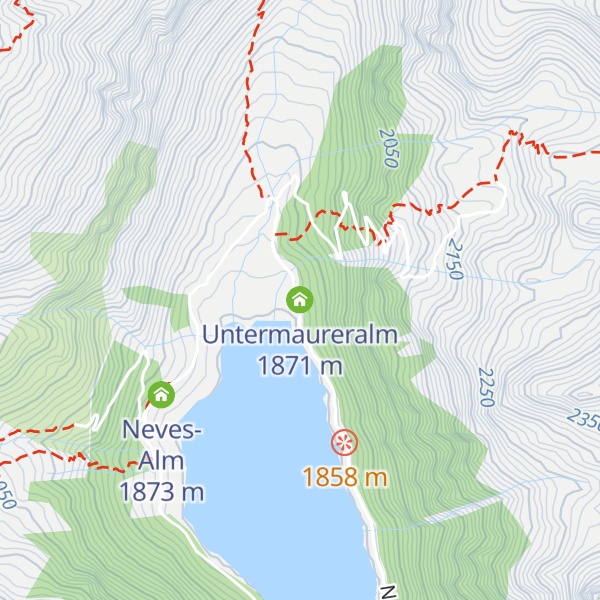 Map of Untermaureralm