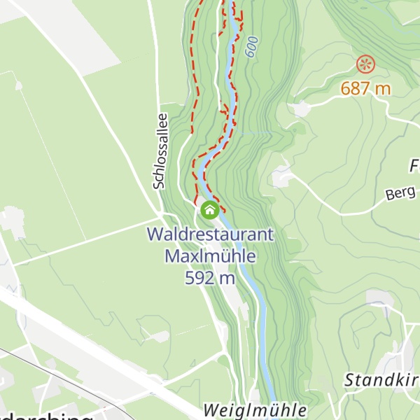 Map of Waldrestaurant Maxlmühle
