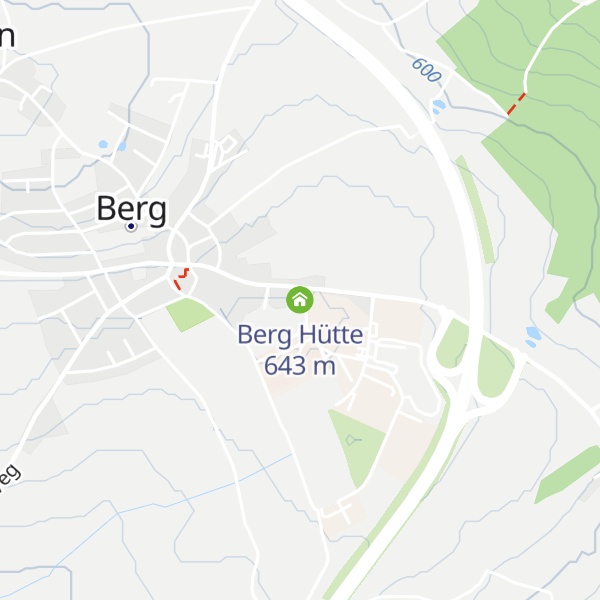 Map of Berg Hütte