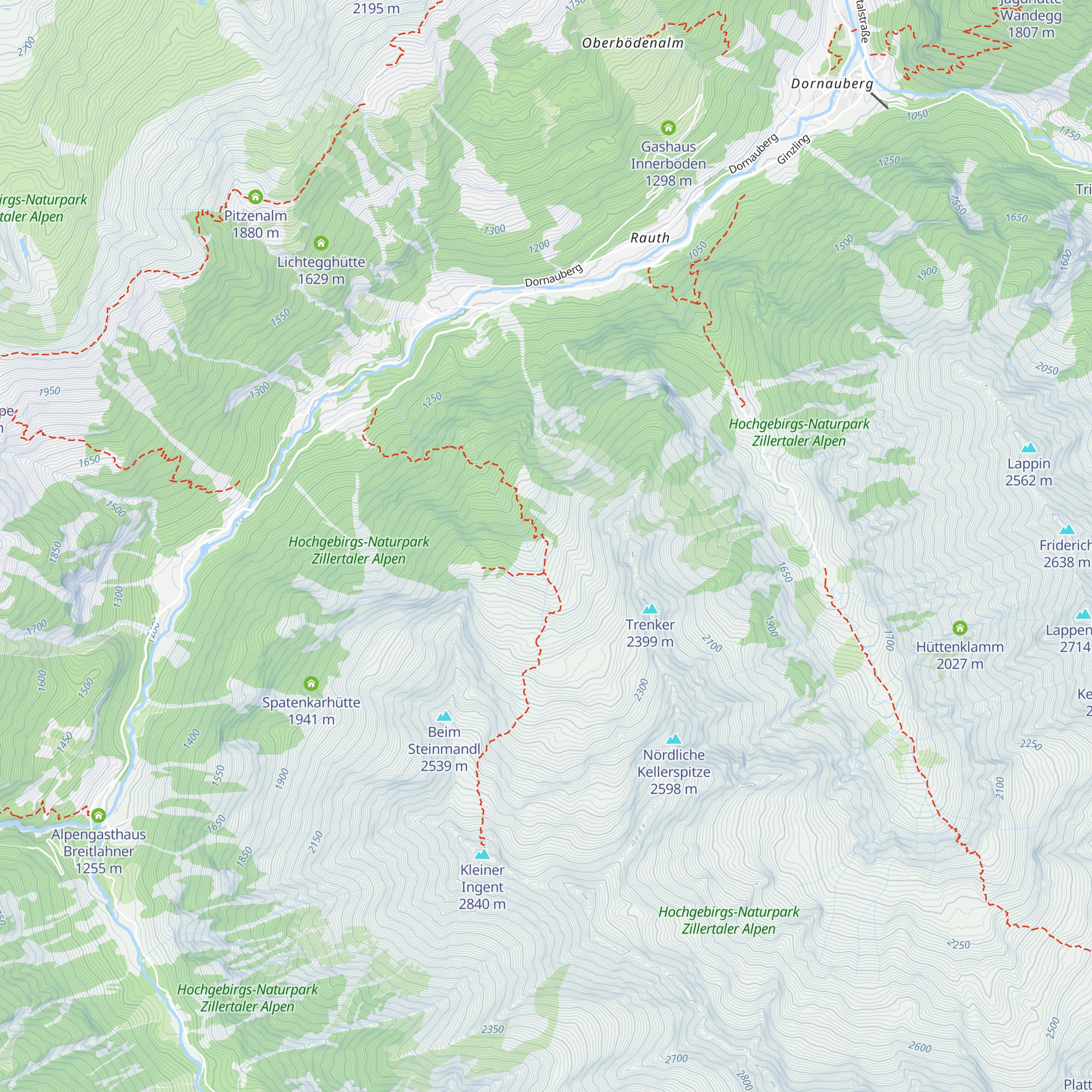 Ingentkarhütte map
