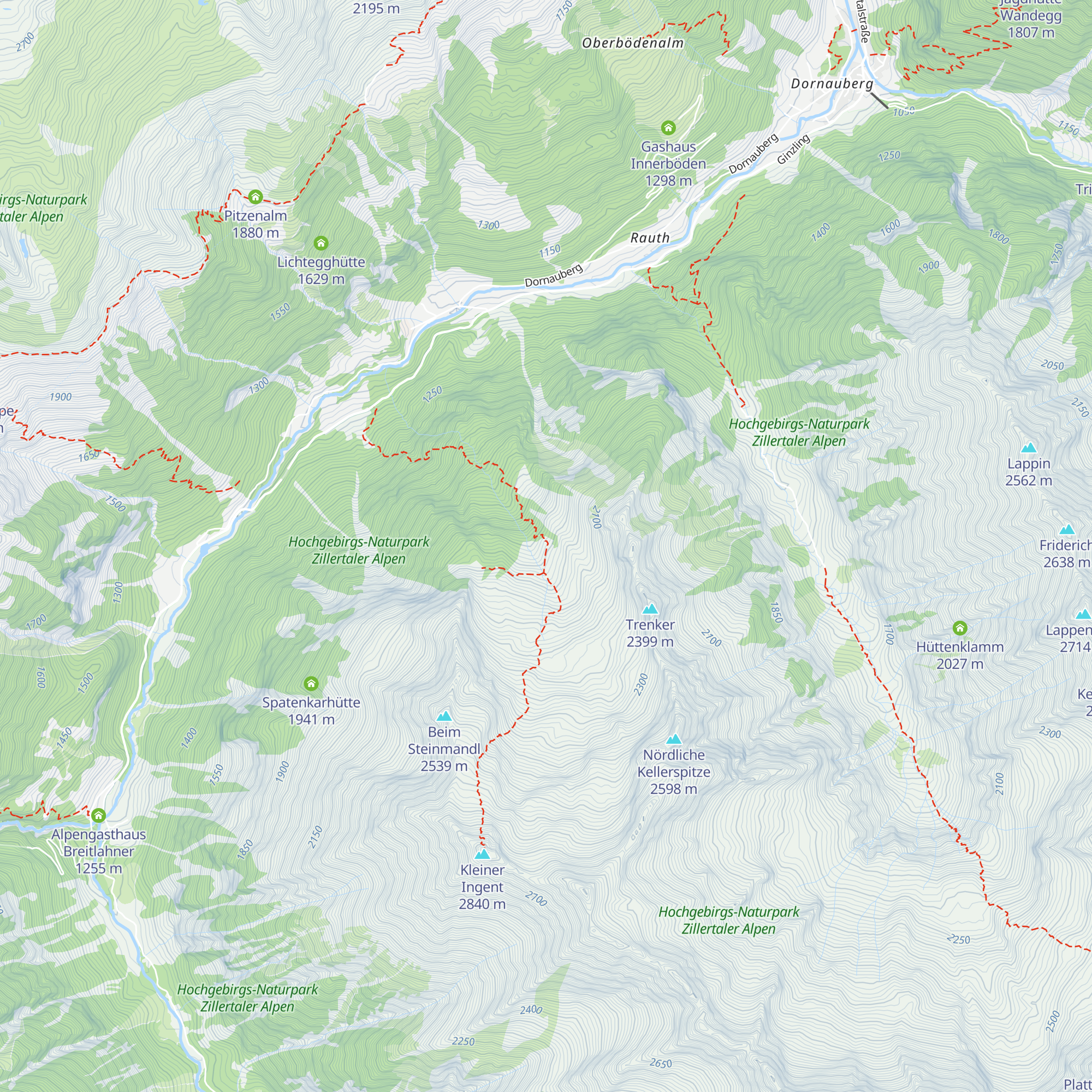 Ingentkarhütte map