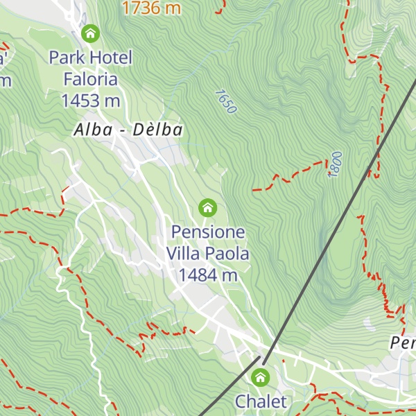Map of Pensione Villa Paola