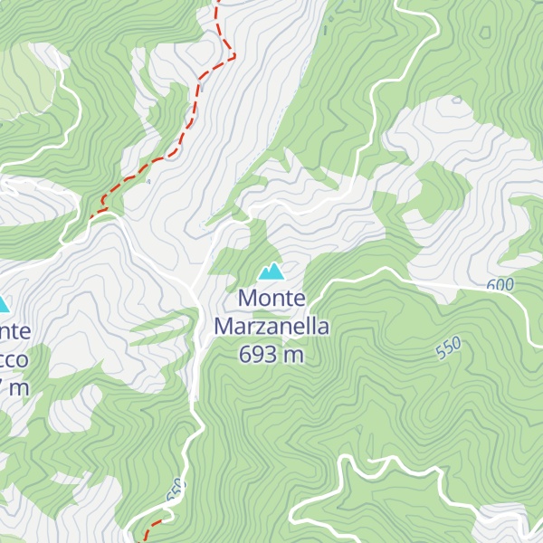 Map of Monte Marzanella
