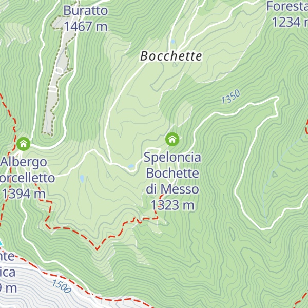 Map of Rifugio Bocchette