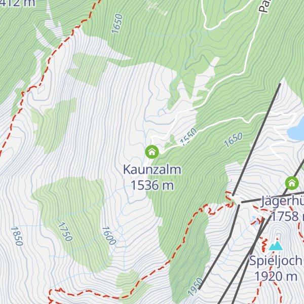 Map of Kaunzalm