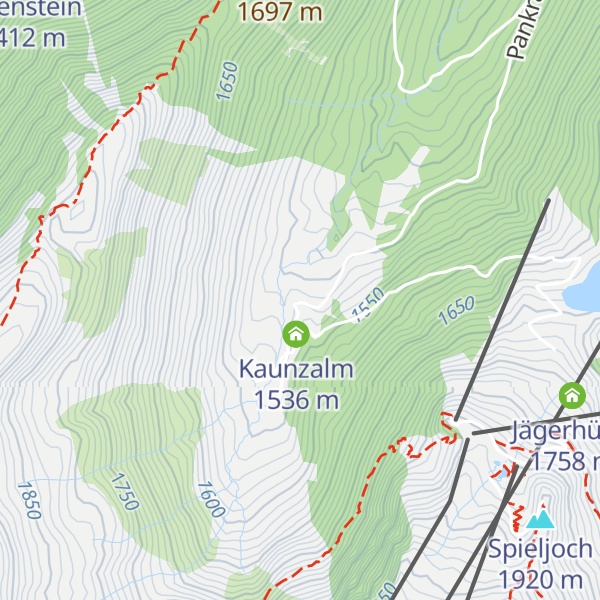 Map of Kaunzalm