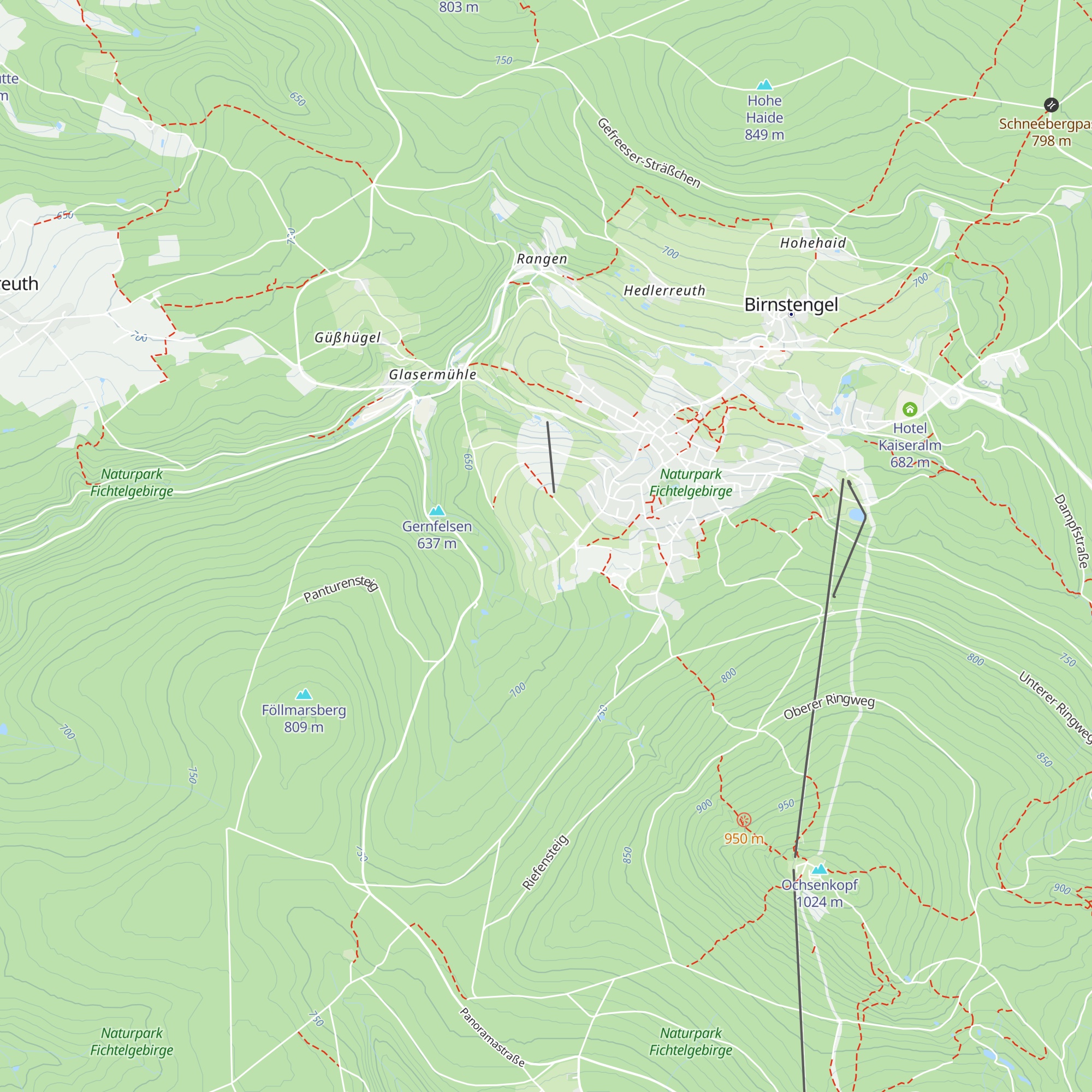 Aueralm map