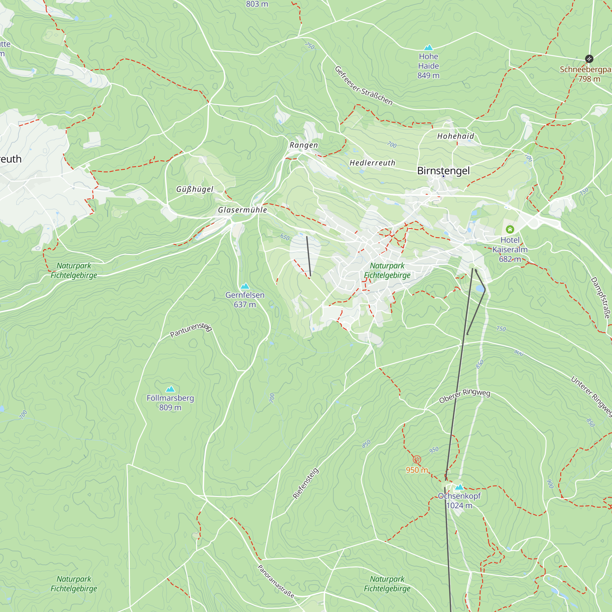 Aueralm map