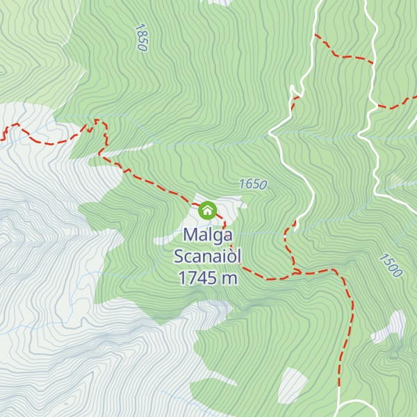 Map of Malga Scanaiol