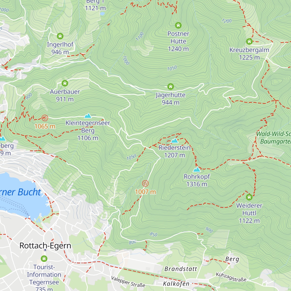 Berggasthaus Riederstein map