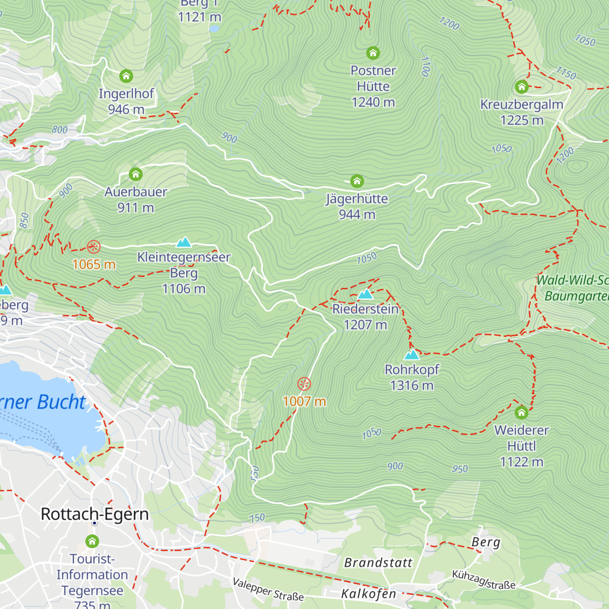 Berggasthaus Riederstein map