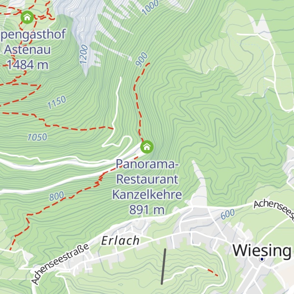 Map of Panorama-Restaurant Kanzelkehre