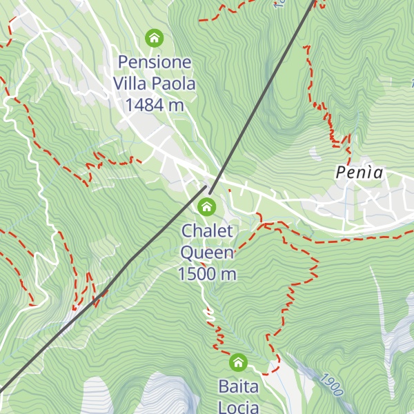 Map of Chalet Queen