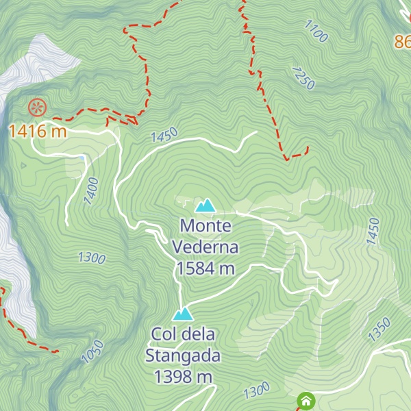 Map of Monte Vederna