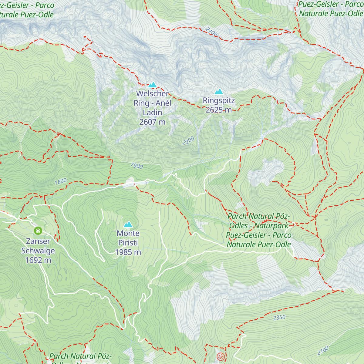 Kaserill-Alm – Malga Caserill map