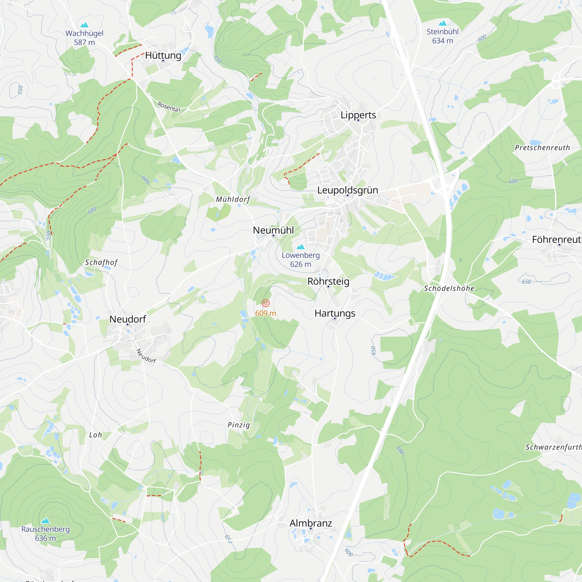 Berghaus map