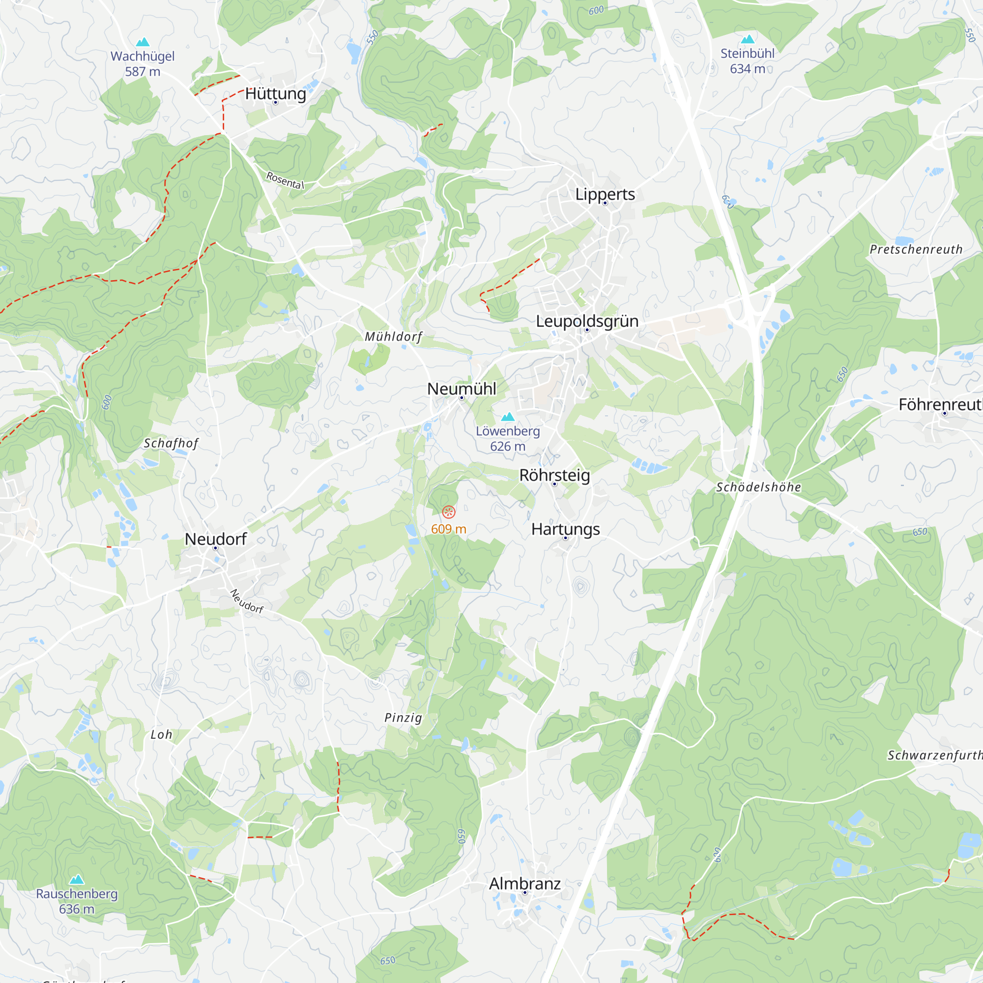 Berghaus map