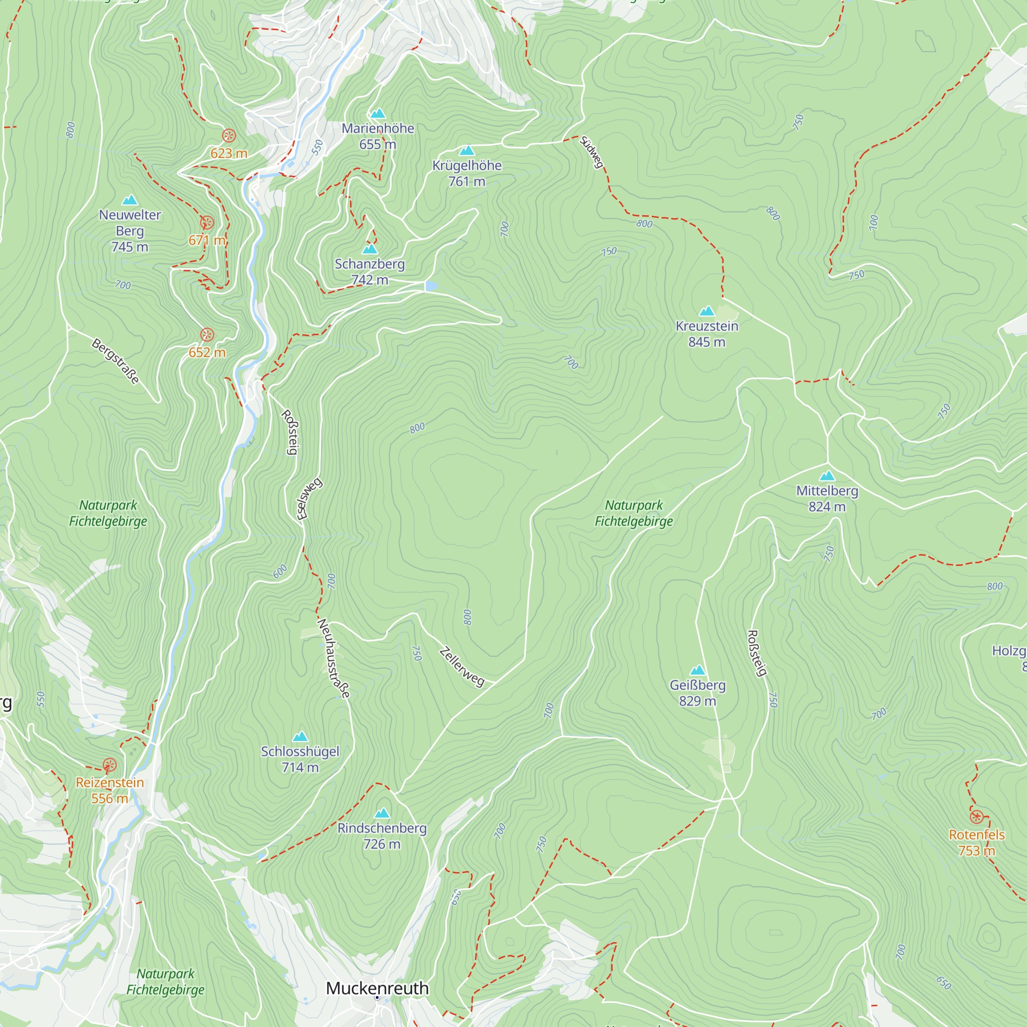 Salzleckhütte map