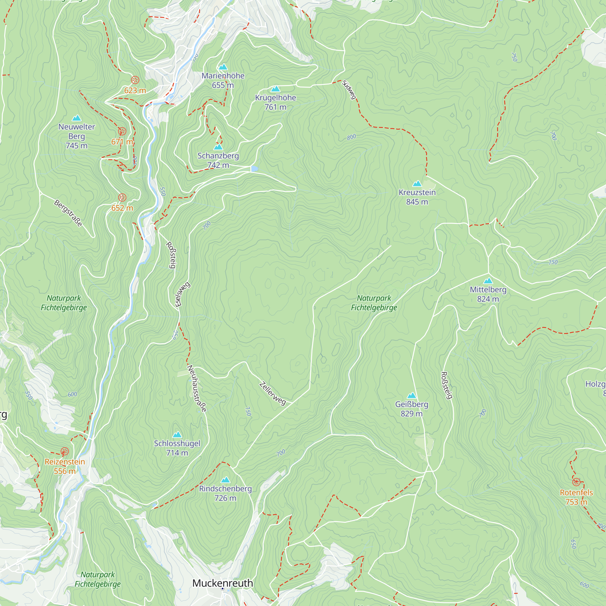 Salzleckhütte map