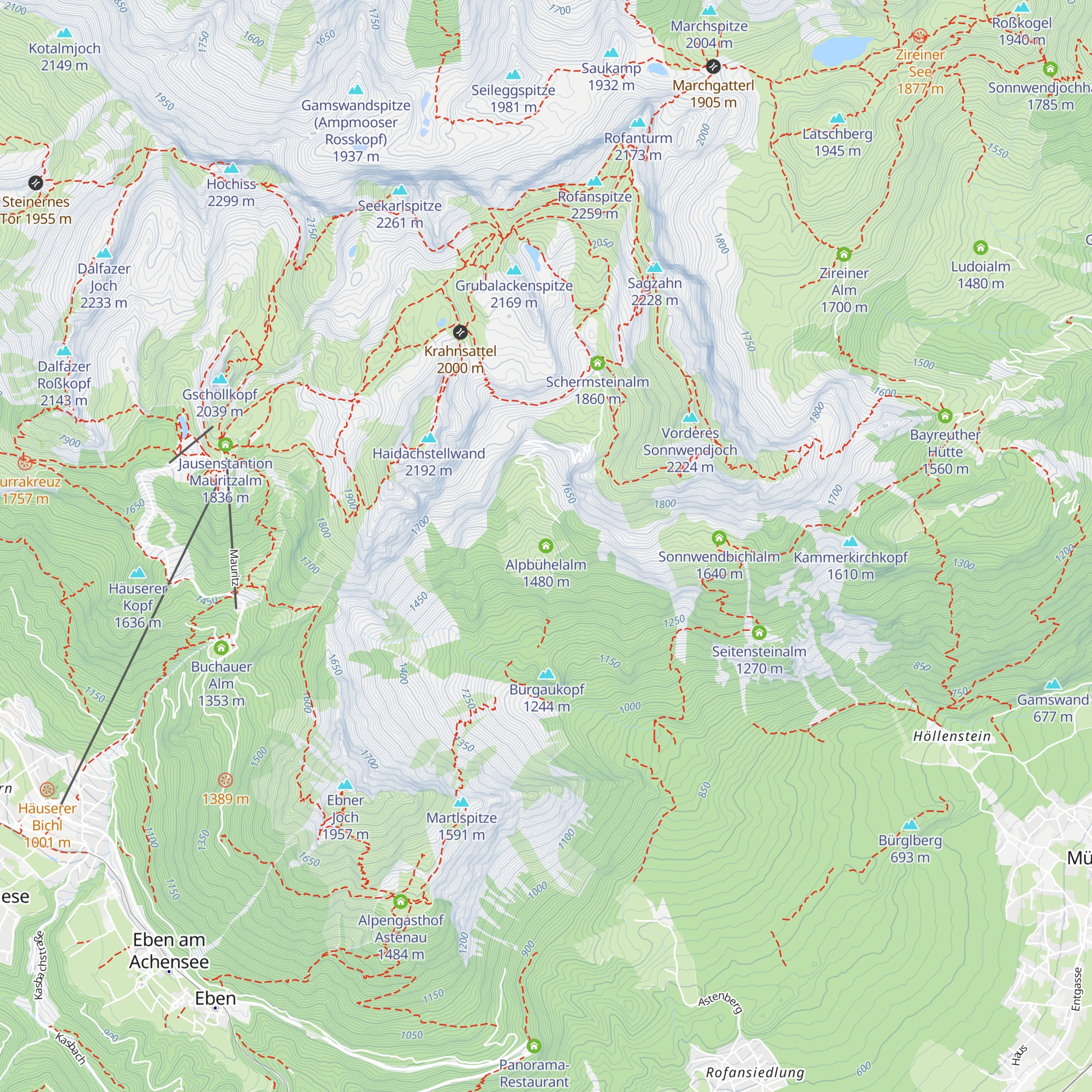 Alpbühelalm map