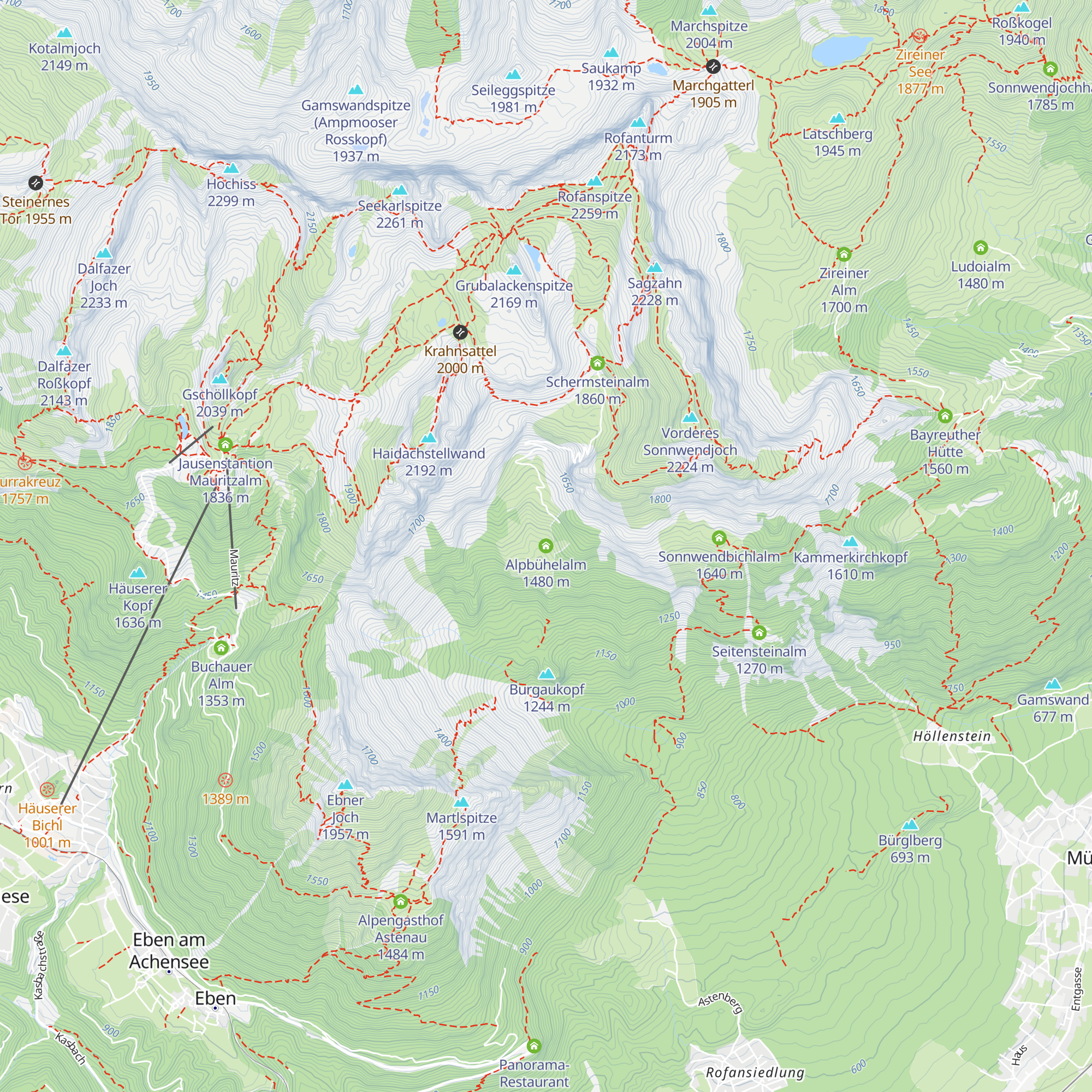 Alpbühelalm map