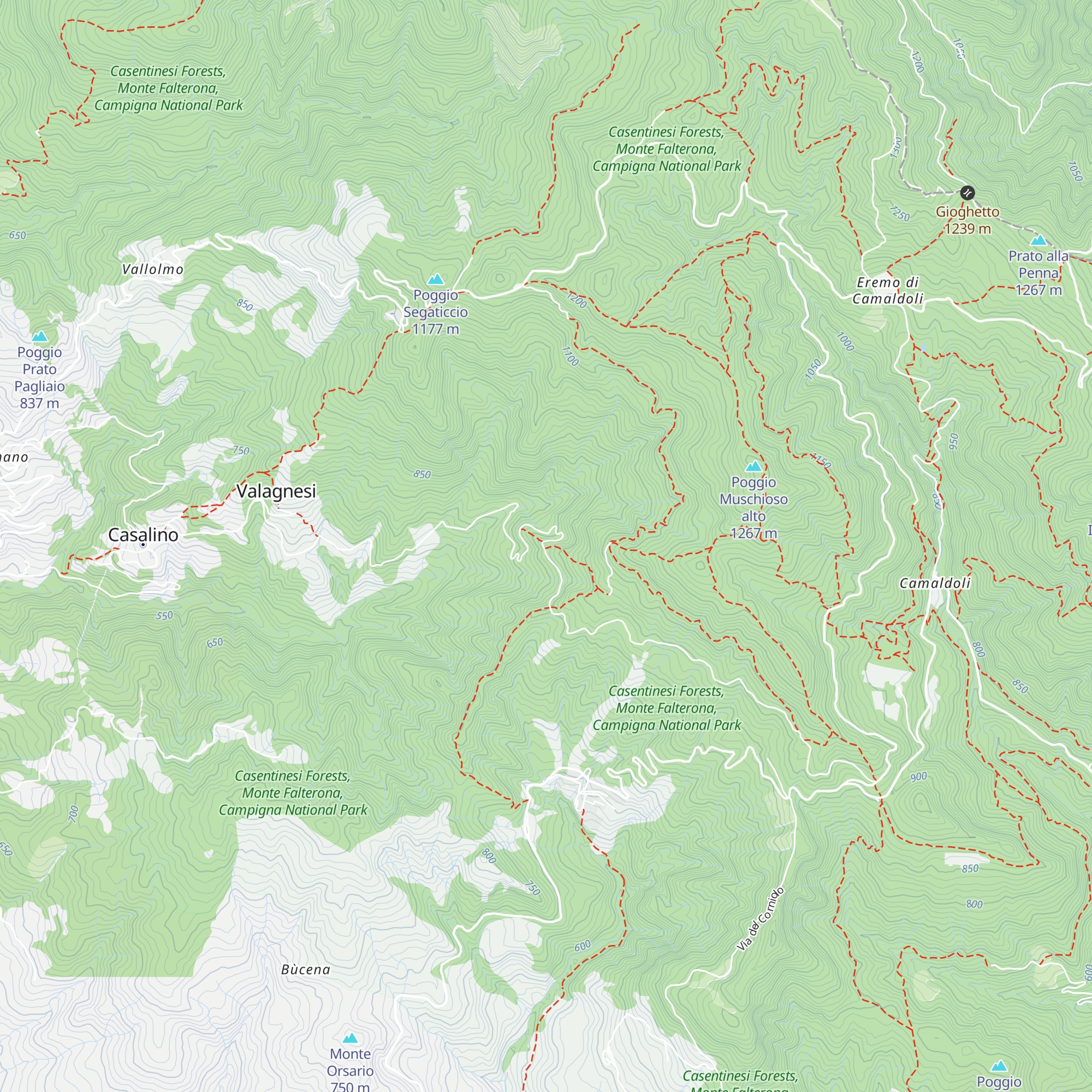 Rifugio Asqua map