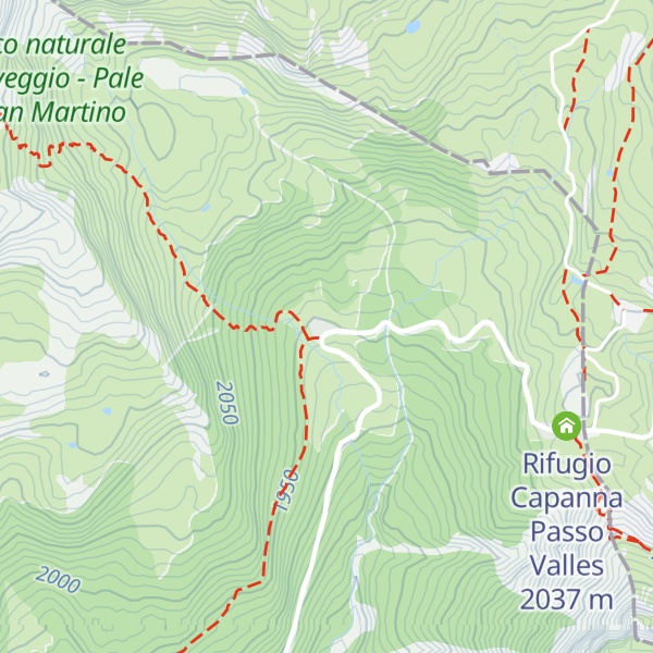 Map of Malga Vallazza