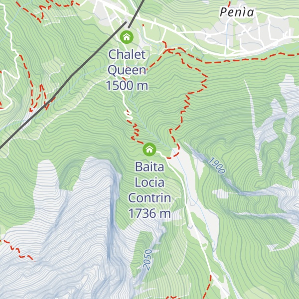 Map of Baita Locia Contrin