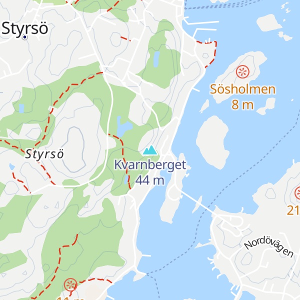 Map of Kvarnberget