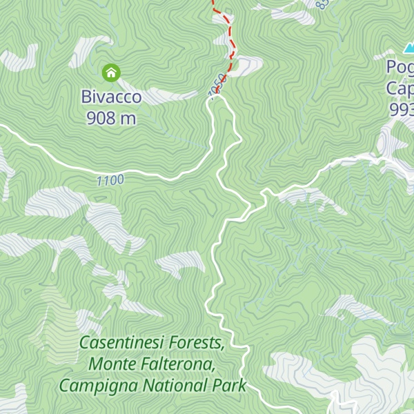 Map of Monte Della Fratta