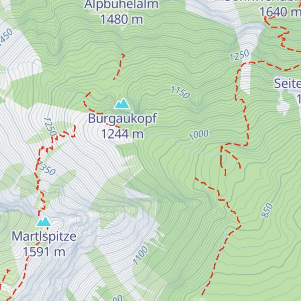 Map of Schichtalm