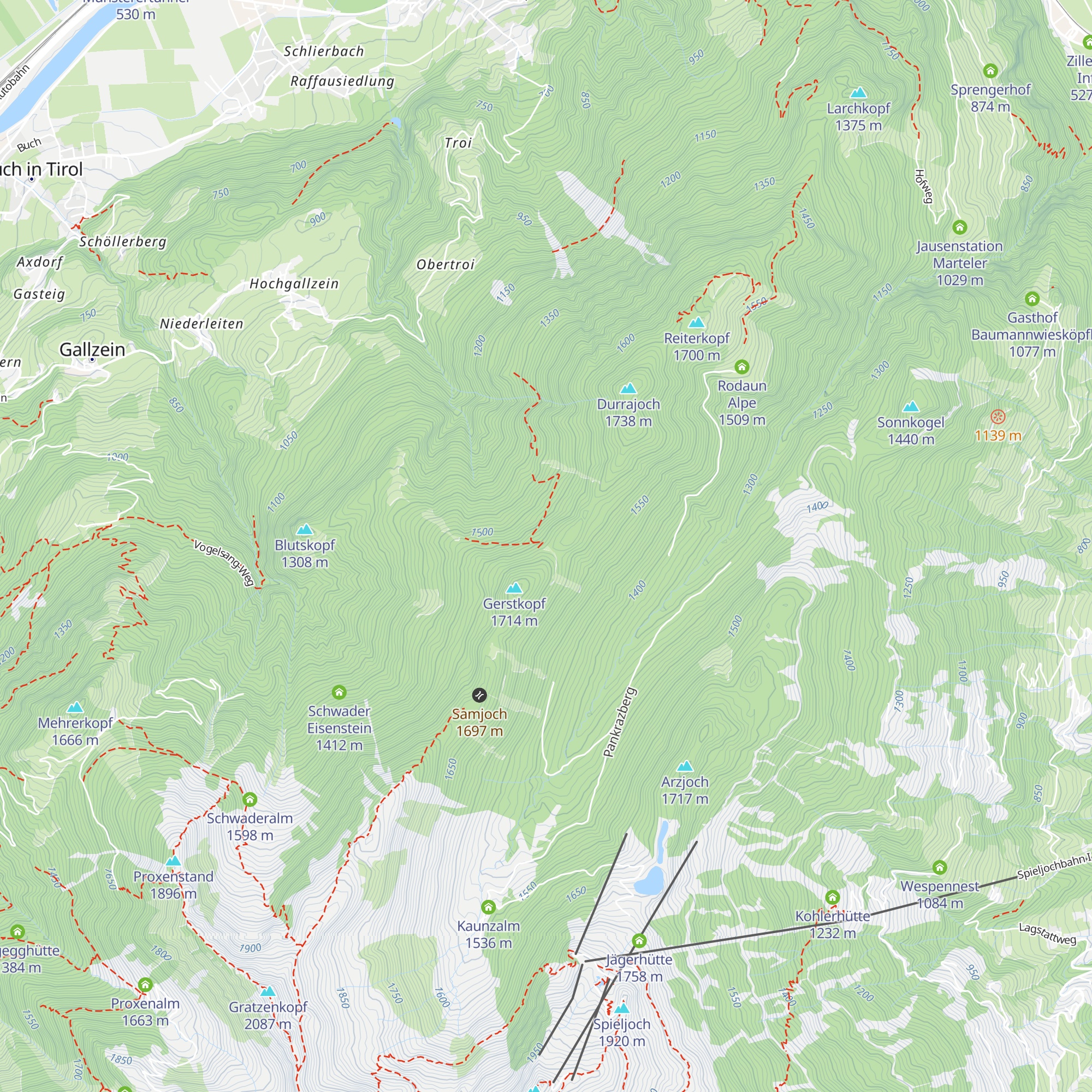 Lackenhütte map