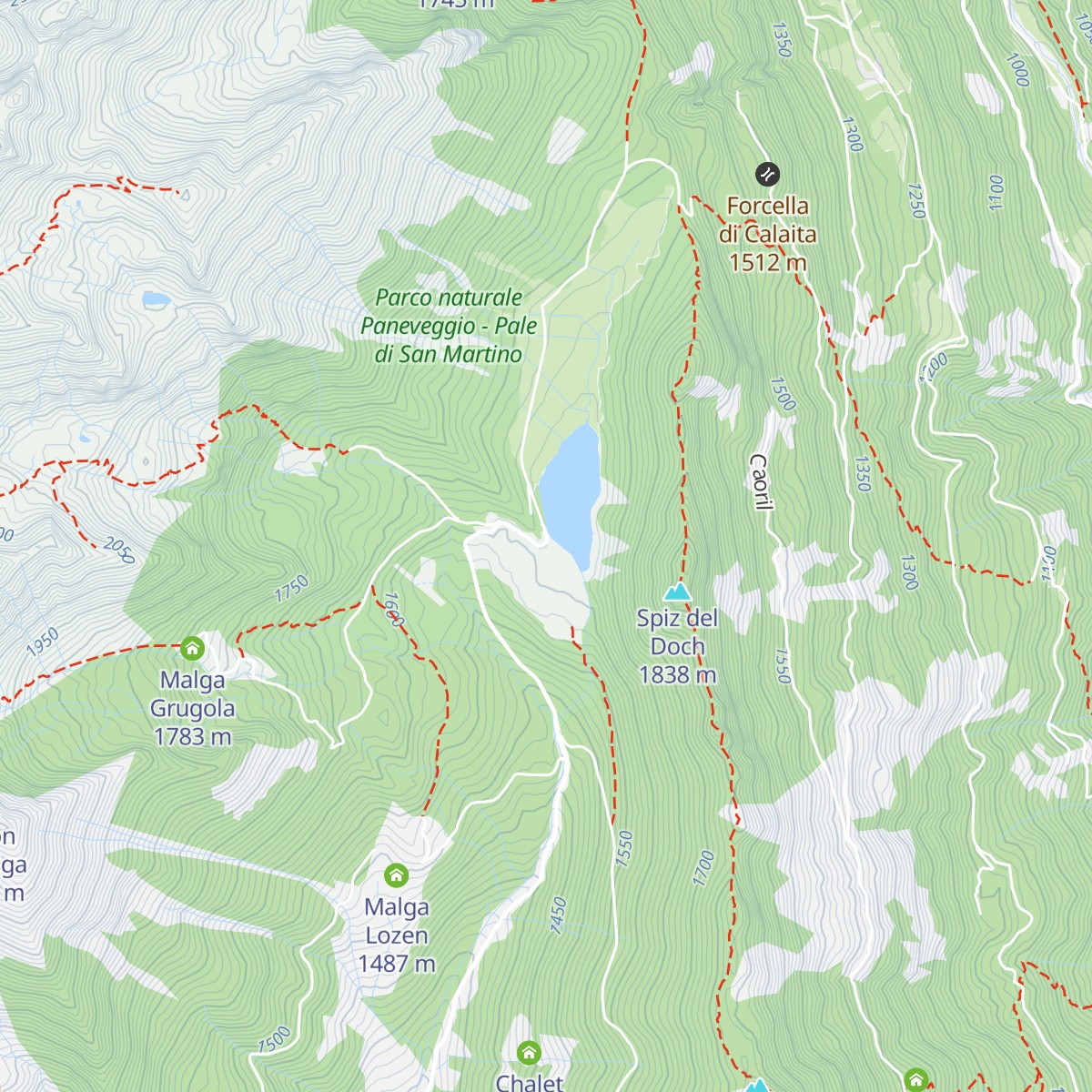 Malga Doch map