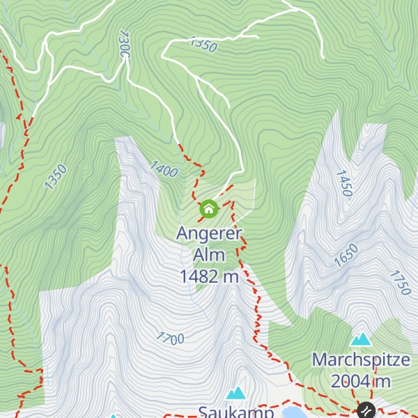 Map of Angerer Alm