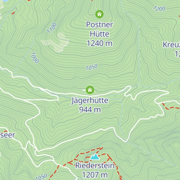 Map of Jägerhütte