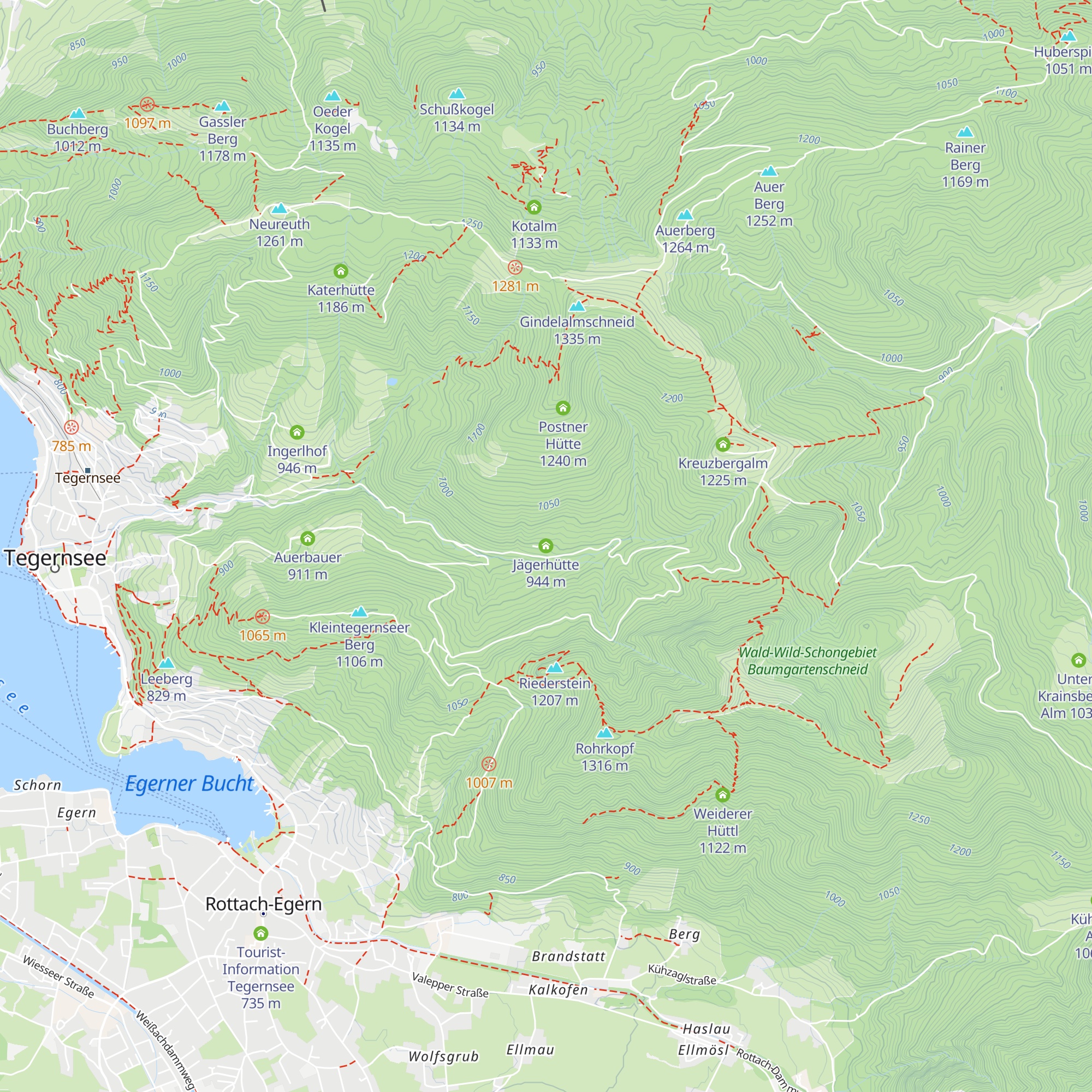 Jägerhütte map