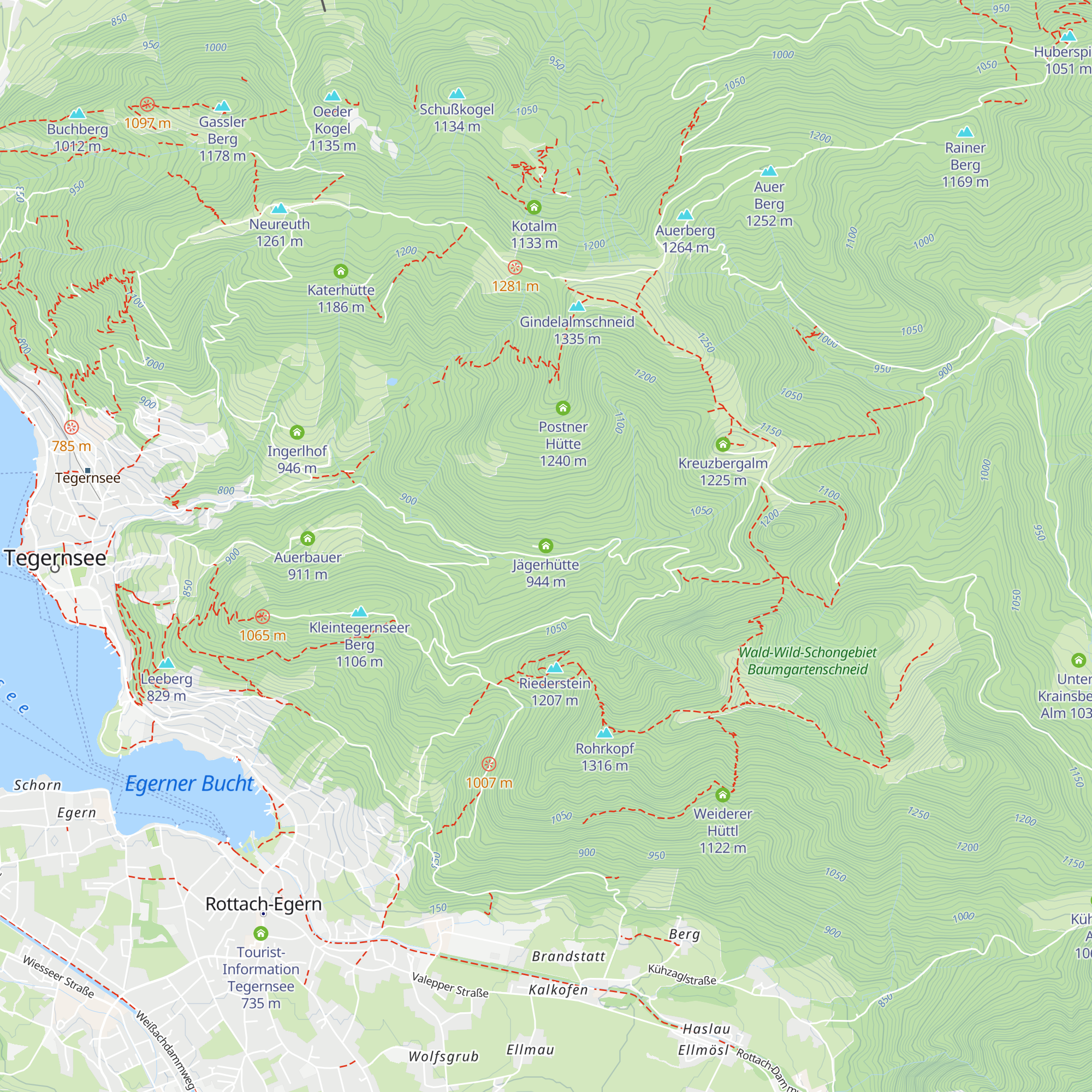 Jägerhütte map