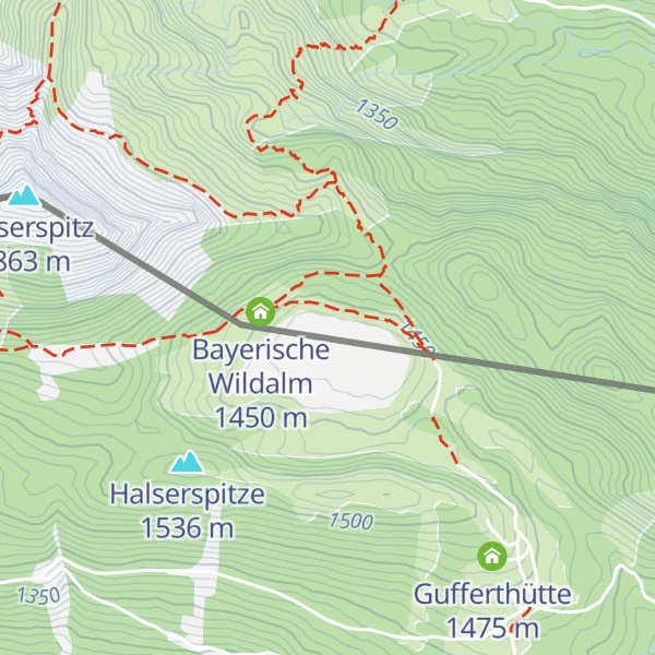 Map of Bayerische Wildalm