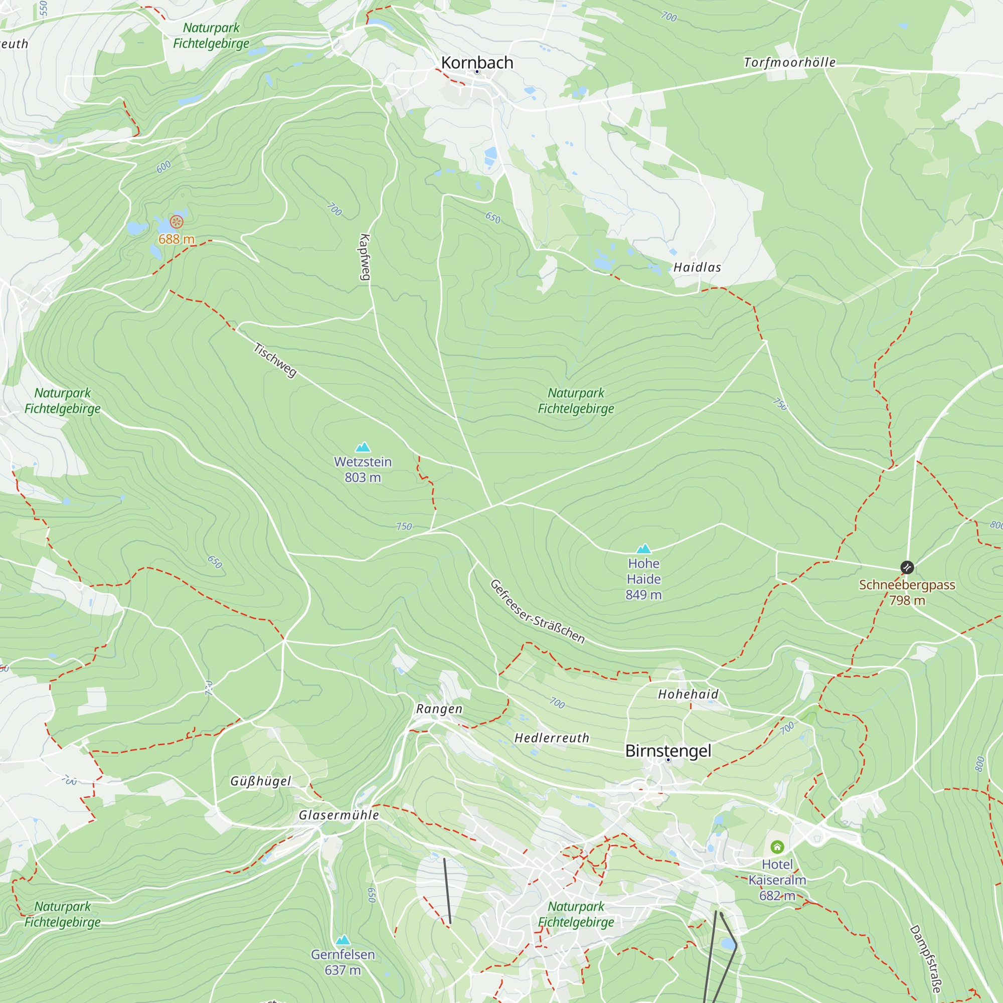 Marktgrafen Hütte map