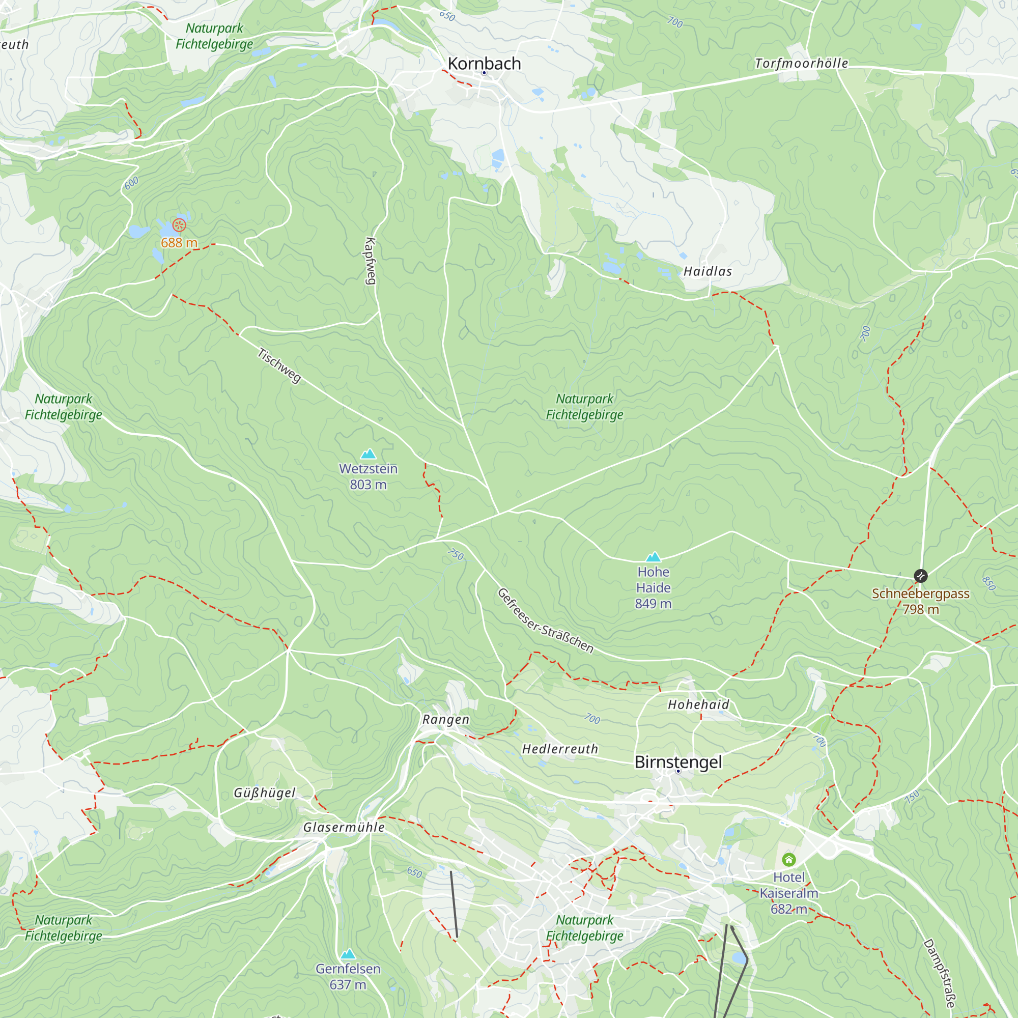 Marktgrafen Hütte map