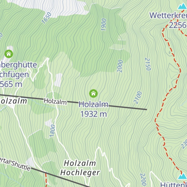 Map of Holzalm