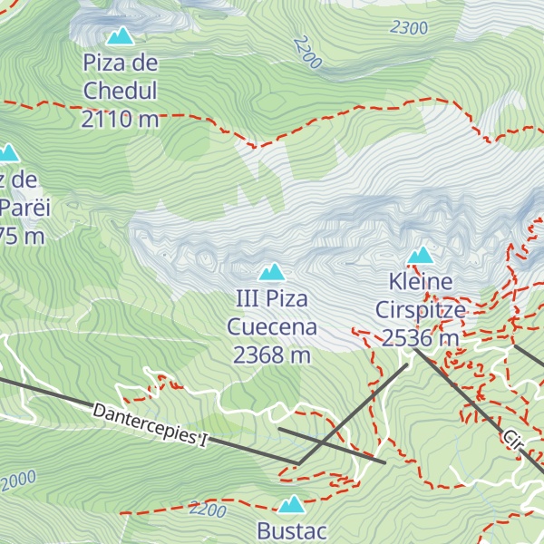 Map of III Piza Cuecena