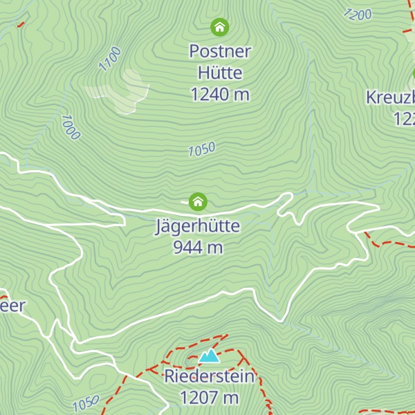 Map of Hubertushütte