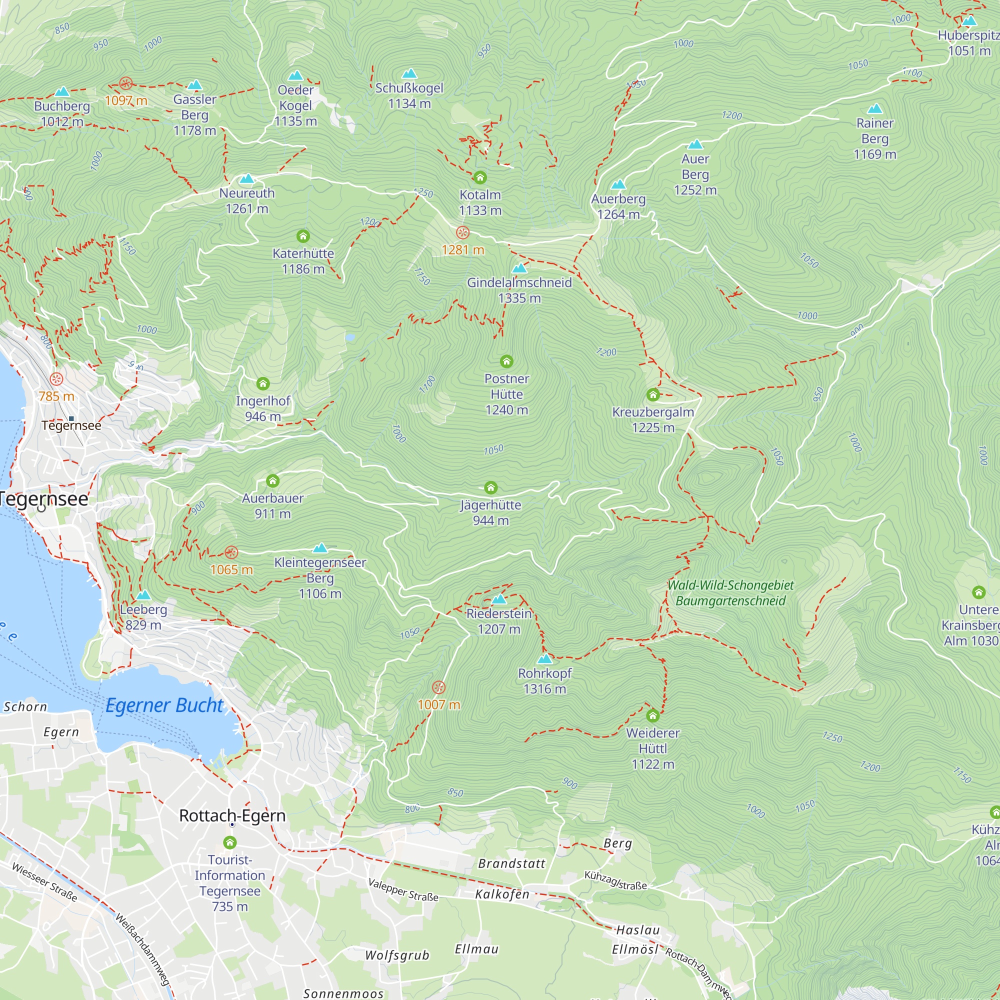 Alpbachalm map