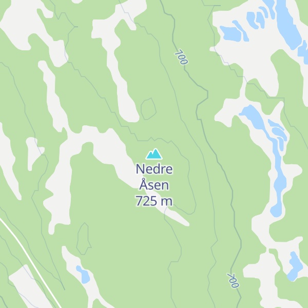 Map of Nedre Åsen
