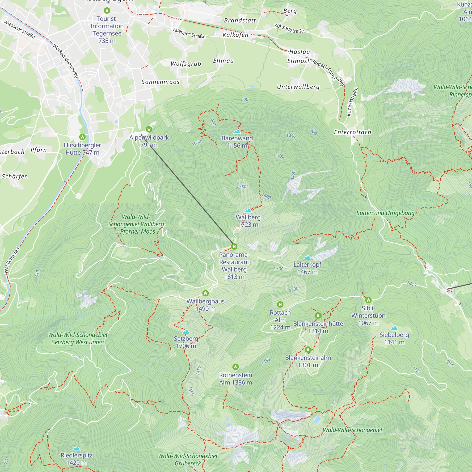 Bergwachthütte map
