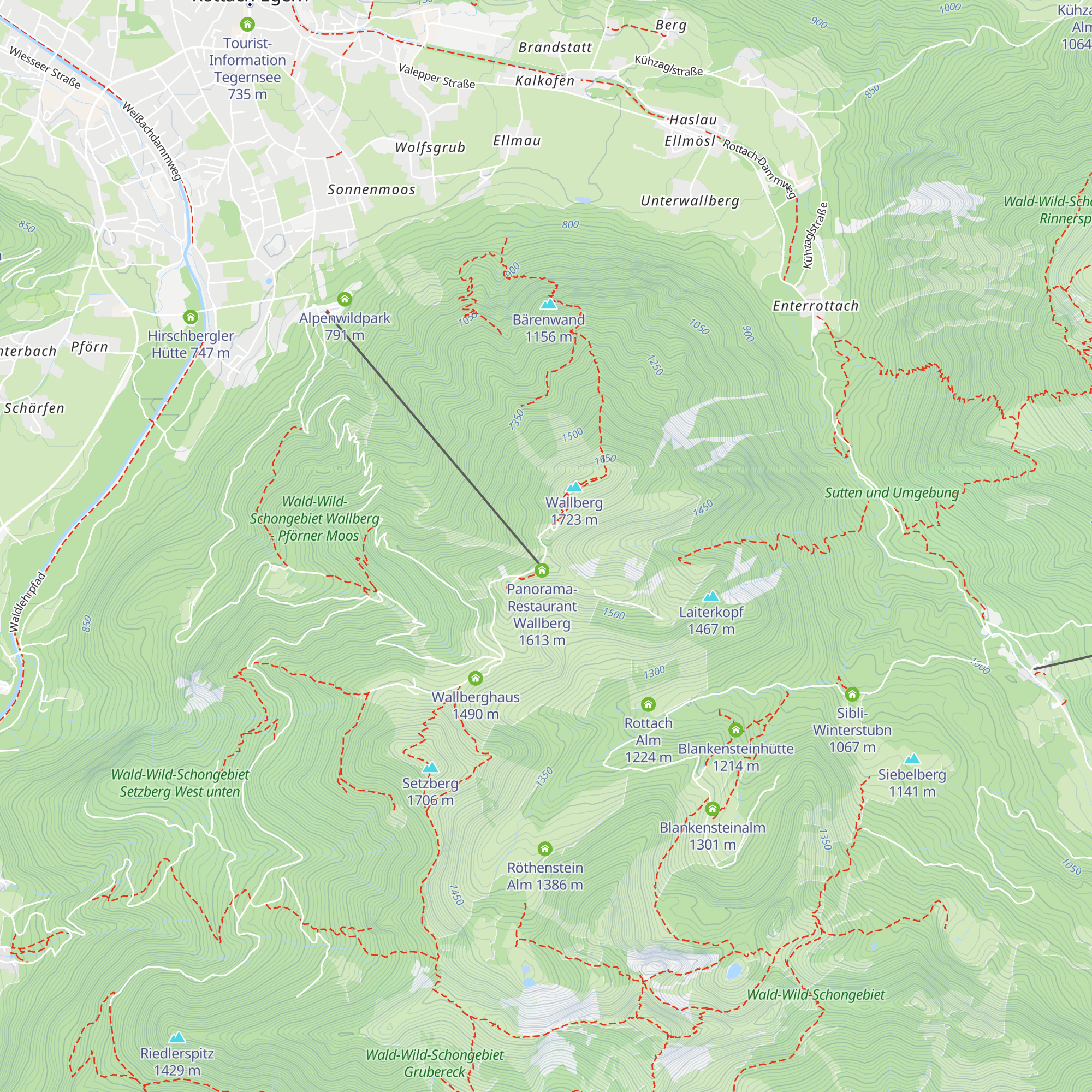 Bergwachthütte map