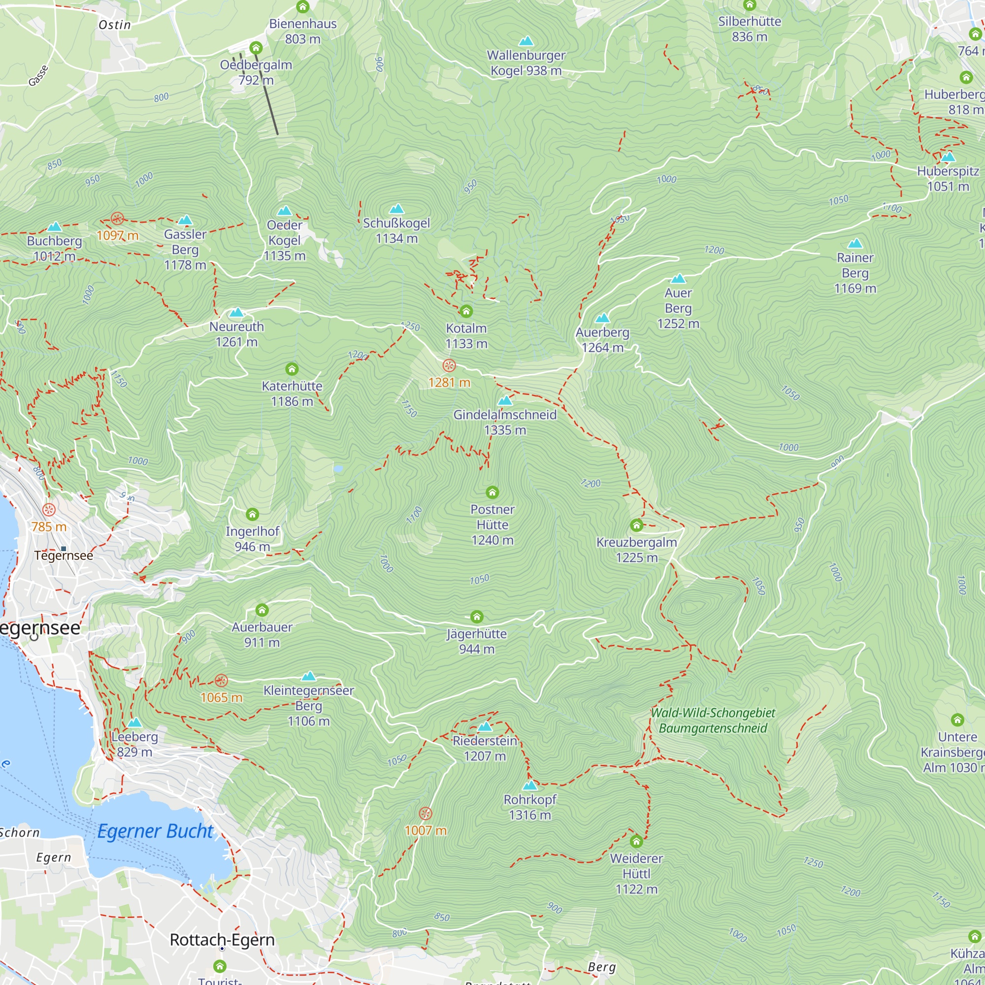 Postner Hütte map