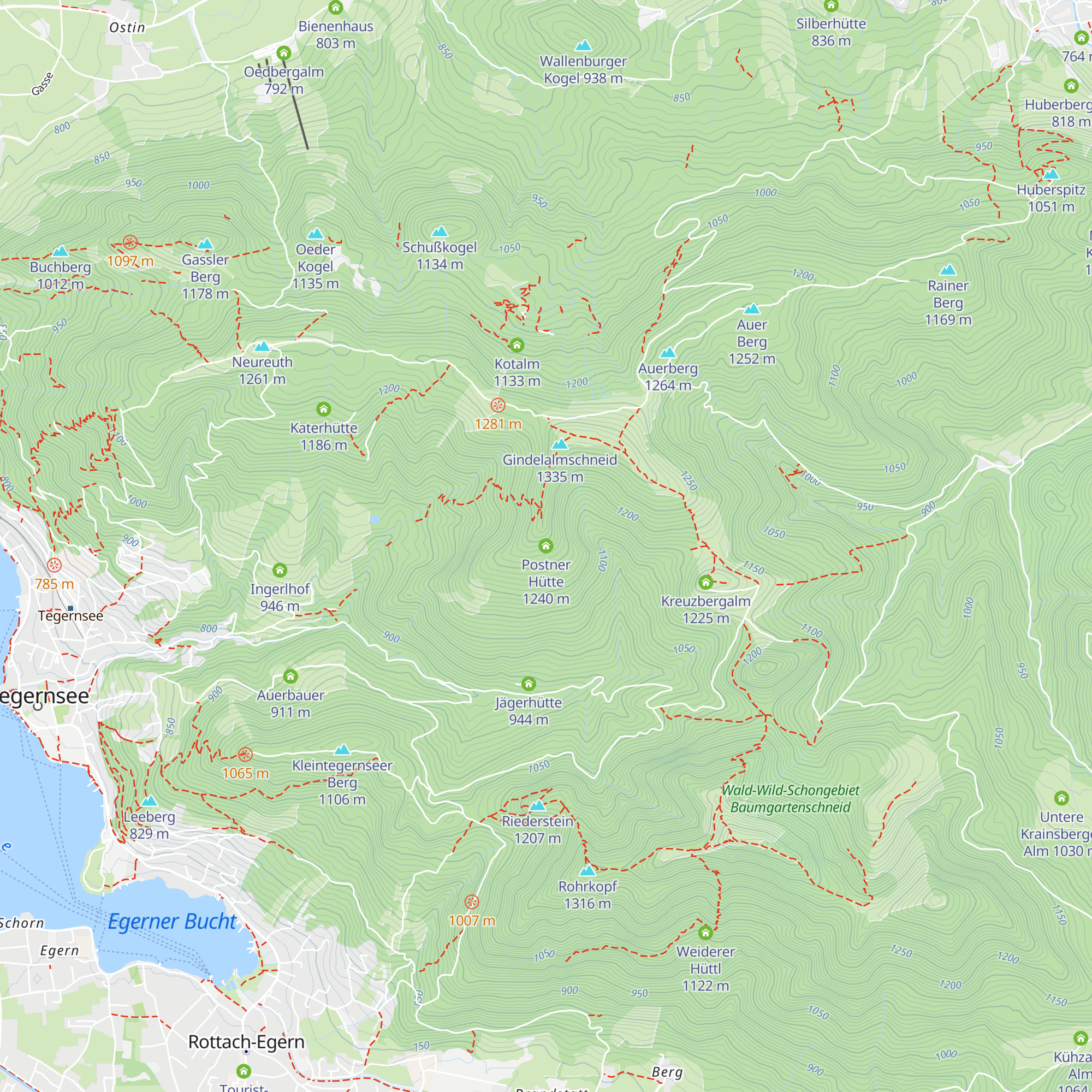 Postner Hütte map
